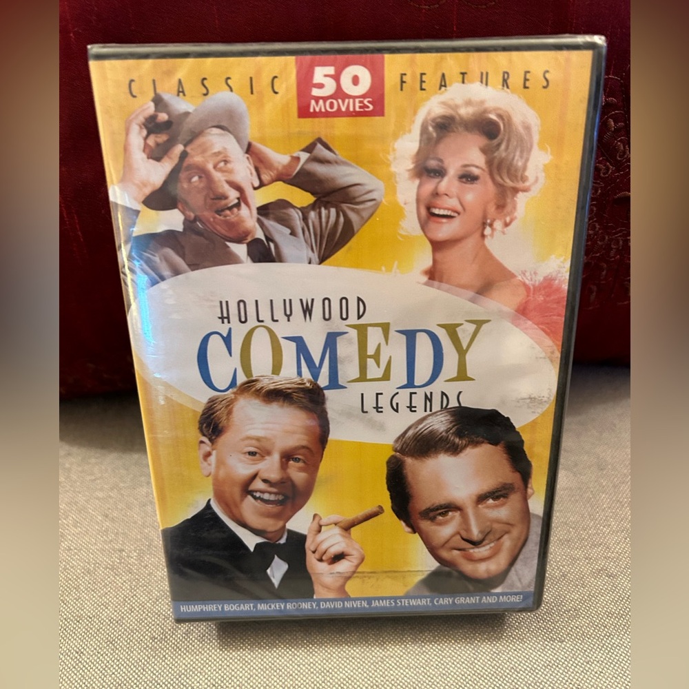Hollywood Comedy Legends - 50 Movies DVD NWOT
